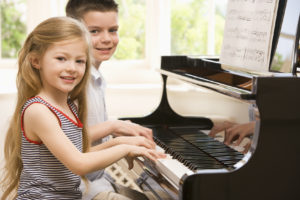Picture of girl playing piano